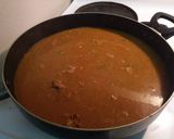 A picture of step 3 of Carne Guisada.