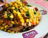 Foto langkah ke 5 dari resep Cumi Asin Jagung Cabe Ijo.