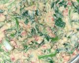 A picture of step 2 of Spring onion fritters.