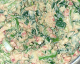 A picture of step 2 of Spring onion fritters.