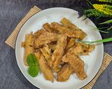 Foto langkah ke 4 dari resep Tempe Goreng Telur.