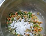 A picture of step 2 of Steamed veggies ball.
