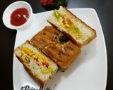 A picture of step 5 of Focaccia Sandwich.
