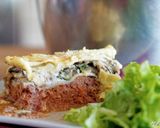 Une image de l'étape 8 de Lasagnes bœuf porc tomate aubergine et courgette au Cook Expert.