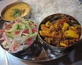 A picture of step 13 of Mung masoor dal.