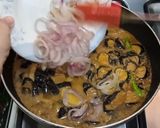 A picture of step 8 of Fried Aloo Baingan.