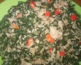Foto langkah ke 4 dari resep Oseng udang rebon daun mengkudu / urab daun mengkudu.