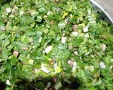 A picture of step 1 of Wild Dandelion Tabbouleh.