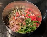 A picture of step 6 of Sprouted Bhel.