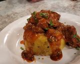 Foto del paso 5 de la receta: Mofongo Relleno de churrasco al estilo de PUERTO RICO