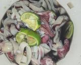 Foto langkah ke 1 dari resep Pepes cumi tahu.