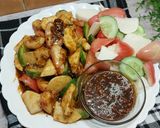 Foto langkah ke 4 dari resep Rujak buah seger.