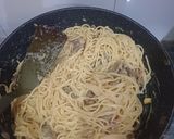 Foto langkah ke 5 dari resep Spaghetti Carbonara Beef Belly | Tanpa Cooking Cream.