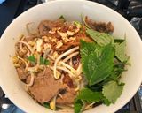 Hình bước làm 4 của món Bún bò xào giá