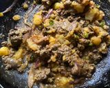 A picture of step 6 of Mete Singhara / Chicken Liver Singhara.