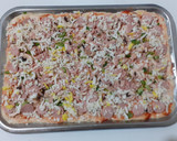 عکس مرحله 2 از دستور پیتزا مخلوط 👌🏻😋😍