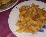A picture of step 2 of Red sauce pasta handmade.