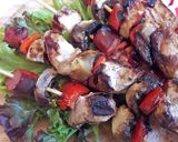 Pas rețetă Frigărui cu porc și legume 5 fotografie