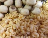 Hình bước làm 1 của món Cháo nấm chay thơm ngon, mát bổ (ngày 1)