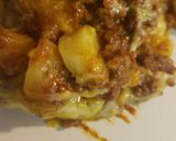A picture of step 1 of Cheesy taco fiesta potatoes.