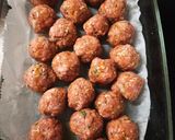 Zabpelyhes húsgombóc cukkinis paradicsomszószban lencsetésztával recept fázis 3 fotója