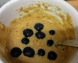 Foto del paso 1 de la receta: Torta integral con arándanos en taza 🍵🍰🍇
