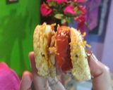 मिनी हार्ट शेप ढोकला बर्गर (Mini heart shape dhokla burger recipe in Hindi) रेसिपी चरण 9 फोटो