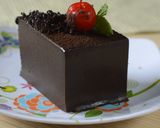 Foto langkah ke 9 dari resep Puding Brownies Roti Tawar.