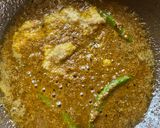 A picture of step 4 of Tel Koi (Climbing Perch in mustard oil).