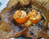 Foto del paso 9 de la receta: *Tomates gratinados rellenos de hummus y huevo*