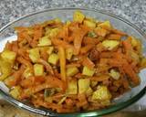 Gajar aalo ki sabzi parathay ke sath recipe step 6 photo