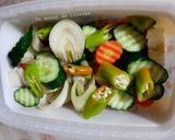 Une image de l'étape 1 de Légumes au vinaigre.