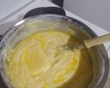 A picture of step 4 of Galaktoboureko.