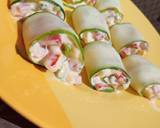 Yummy cucumber rolls recipe step 5 photo