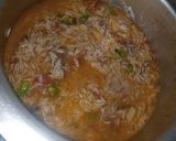 A picture of step 4 of Mutton Pulao.