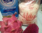 Foto langkah ke 1 dari resep Es mambo naga merah.