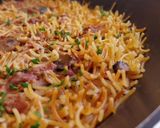 Foto del paso 9 de la receta Fideuá de carrilleras y champiñones