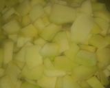A picture of step 1 of Pumpkin Kaiser Halwa.