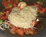 Foto langkah ke 4 dari resep Spaghetti Sambal Balado Pete.