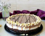 عکس مرحله 4 از دستور 🧀چیزکیک شکلاتی🍫