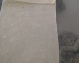 A picture of step 2 of Qeema samosay.