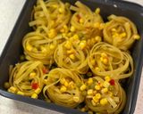 Фото кроку 2 до Гнезда в сливках с курицей.