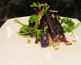 Foto del paso 2 de la receta: Lomo de Cerdo en crema de Kalamata y Berenjenas en mermelada de tomates secos