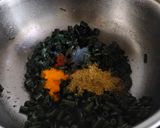 A picture of step 4 of Mogri sabji.
