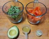 Foto del paso 1 de la receta: Ensalada de papaya con aguacate