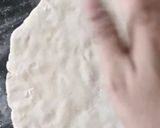A picture of step 4 of Jowar bhakri and Brinjal subji.
