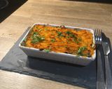 A picture of step 7 of Lentil cottage pie.