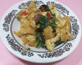 Foto langkah ke 6 dari resep Oseng Tahu Pong & Kemangi.