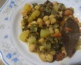 Foto del paso 3 de la receta Potaje de garbanzos y espinacas