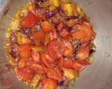 A picture of step 6 of Toast withcaramelized onions,pizoila sauce and brawn.#kidsrecipe.